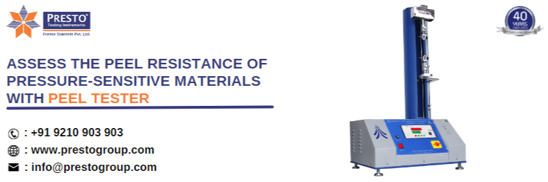 Assess the Peel Resistance of Pressure-Sensitive Materials with Peel Tester